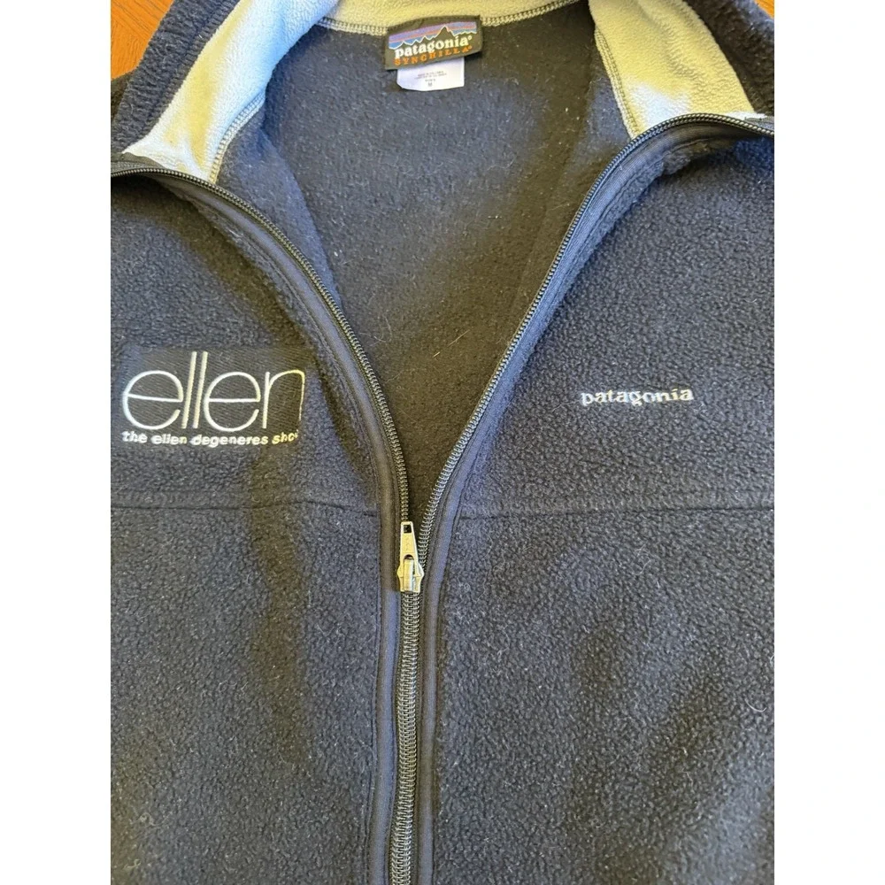 Patagonia Synchilla Unisex Vest The Ellen Degeneres Show Size M Black Fleece